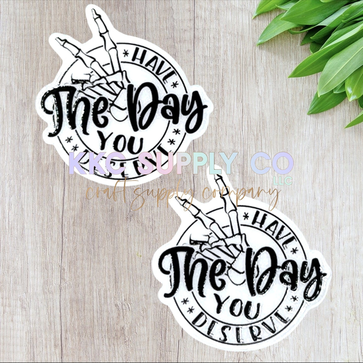 AT273-Have The Day You Deserve-Acrylic Flatback