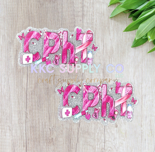 AT253-Pink CPhT-Acrylic Flatback