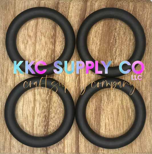 SS13-Black 65mm Silicone Ring