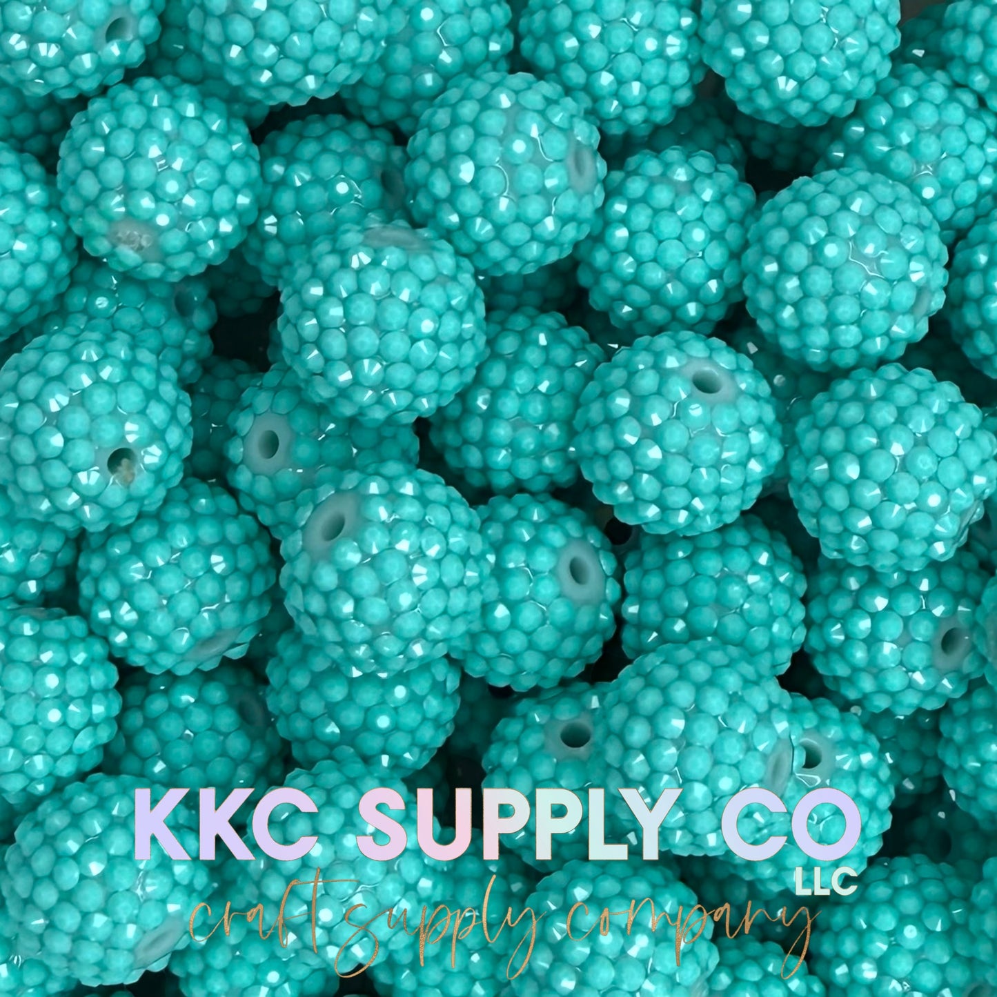 Light Turquoise Acrylic Jelly Rhinestone 16mm or 20mm