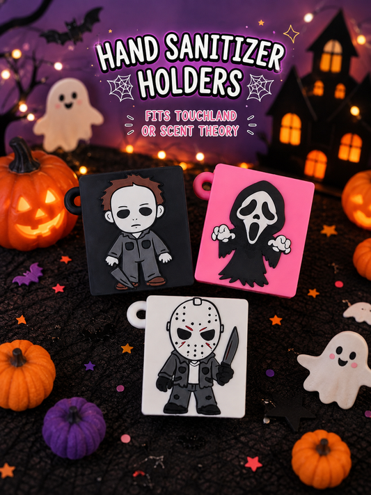 3D Printed Villain Hand Sanitizer Case Keychain