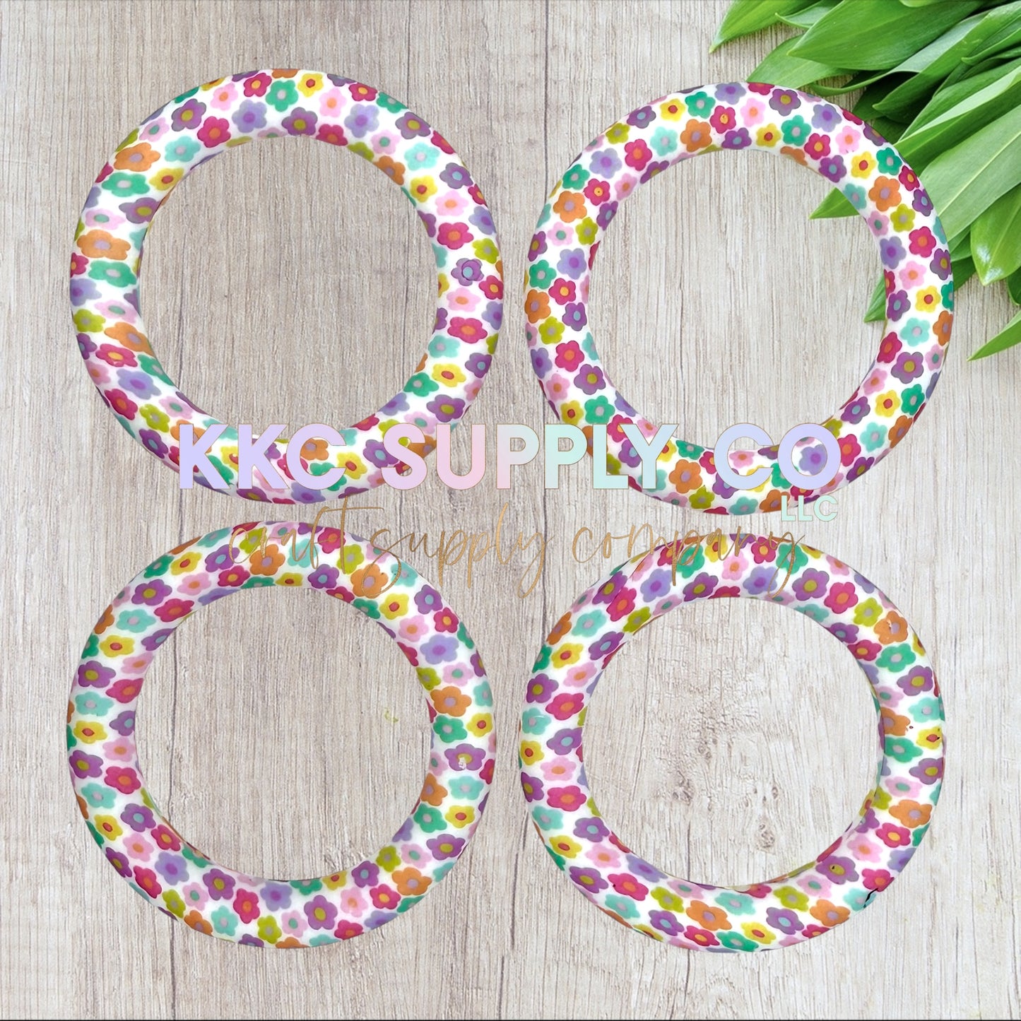 SP236-Flower Power Silicone Beads