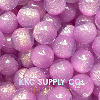 Sugar Glitter Acrylic Beads 20mm