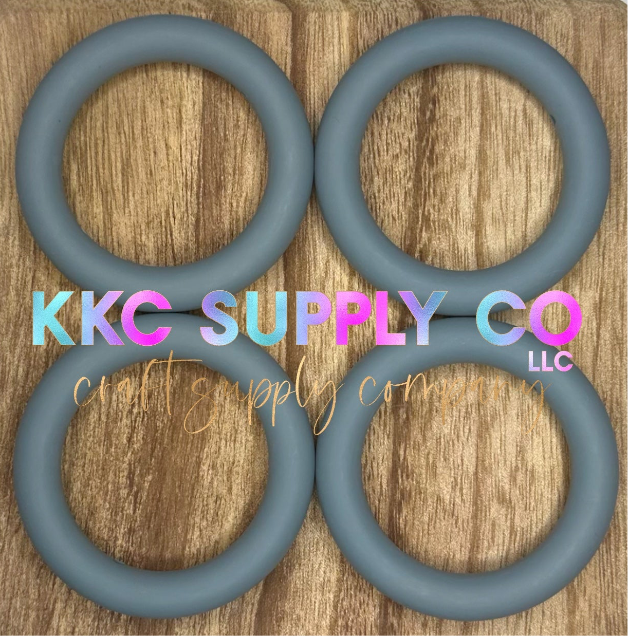 SS51-Dark Grey 65mm Silicone Ring