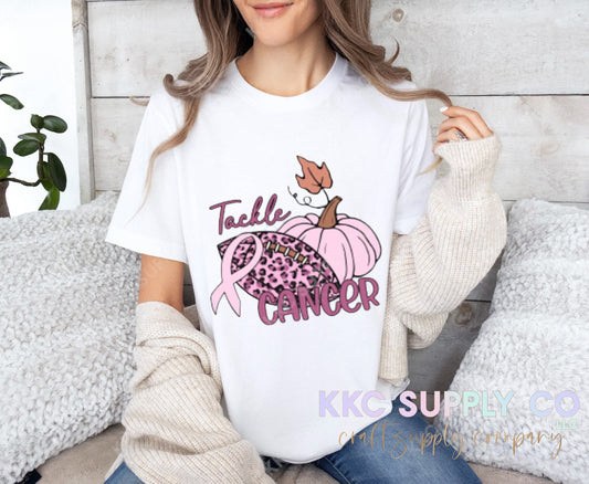 #46-Tackle Cancer DTF T-Shirt Transfer