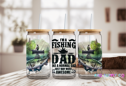 UV16315-I’m A Fishing Dad 16oz UV DTF Wrap