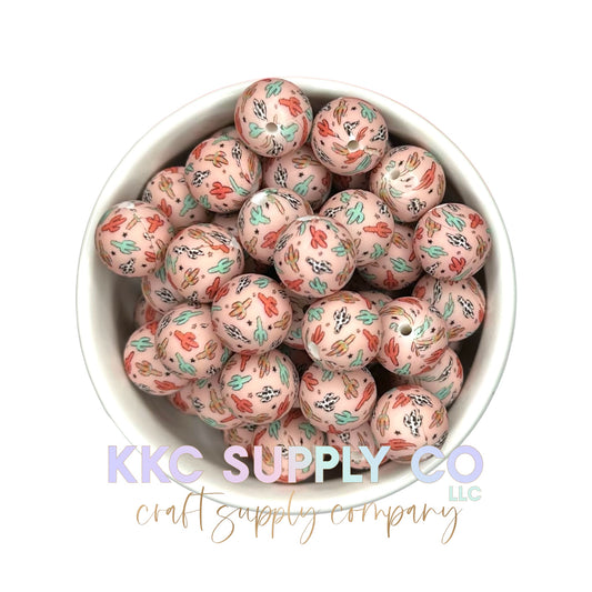 SP94-Cactus Silicone Bead 15mm