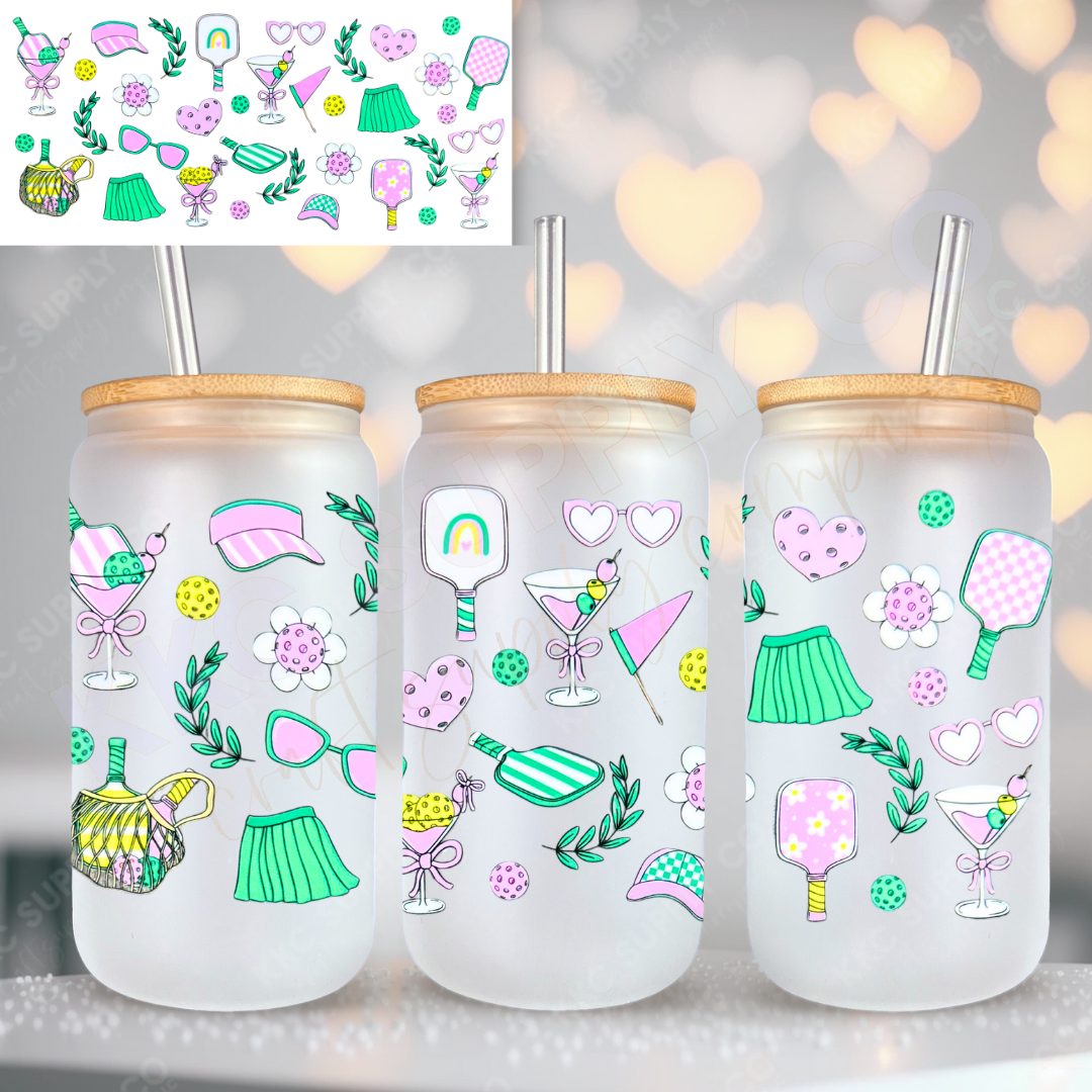 UV16786-Pickle Ball 16oz UV DTF Wrap