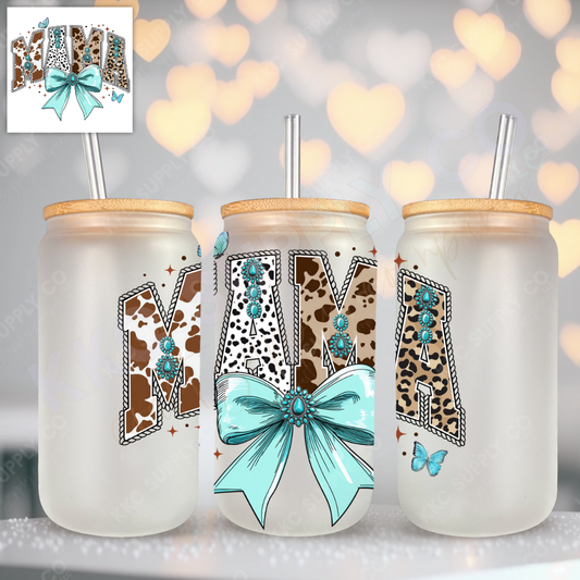 UV16475-Turquoise Mama UV DTF Decal