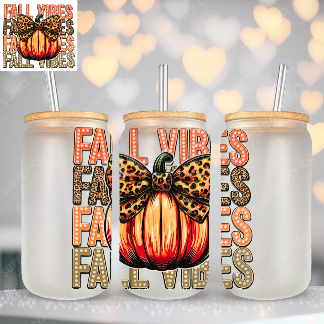 UV16226-Fall Vibes 3D UV DTF Decal