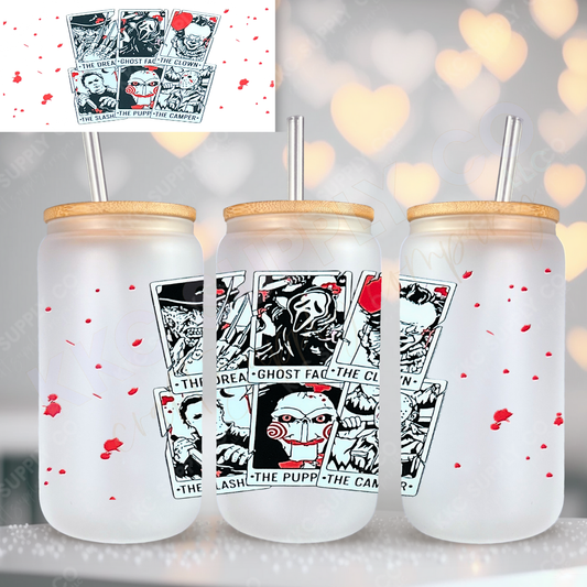 UV16757-Villain Tarot Cards 16oz UV DTF Wrap