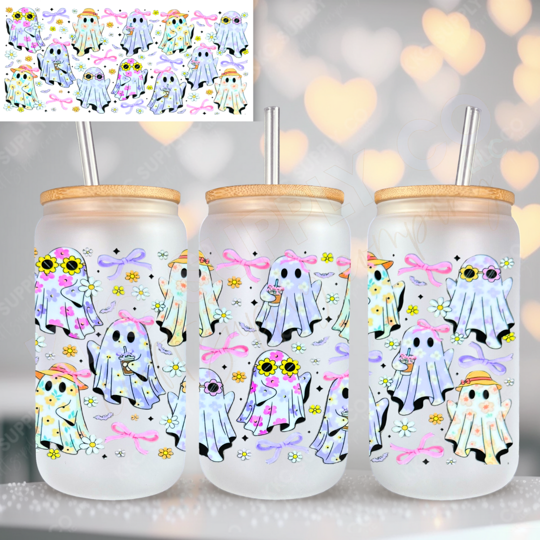 UV16765-Groovy Ghosts 16oz UV DTF Wrap