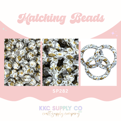 SP281-Cozy Reader Printed Matching Beads