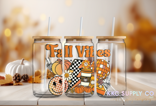 UV16569-Retro Fall Vibes 16oz UV DTF Decal