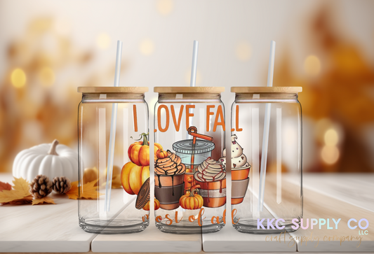 UV16568-I Love Fall Most Of All 16oz UV DTF Decal