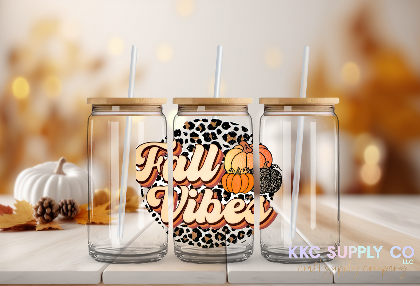 UV16562-Fall Vibes 16oz UV DTF Decal