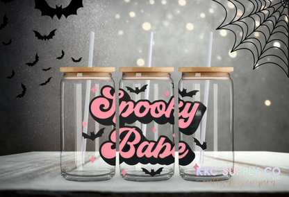 UV1694-Spooky Babe 16oz UV DTF Decal