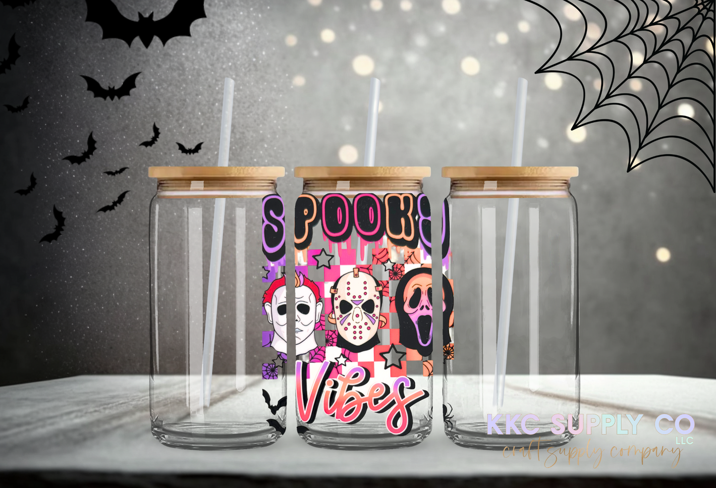 UV16132-Spooky Vibes 16oz UV DTF Decal