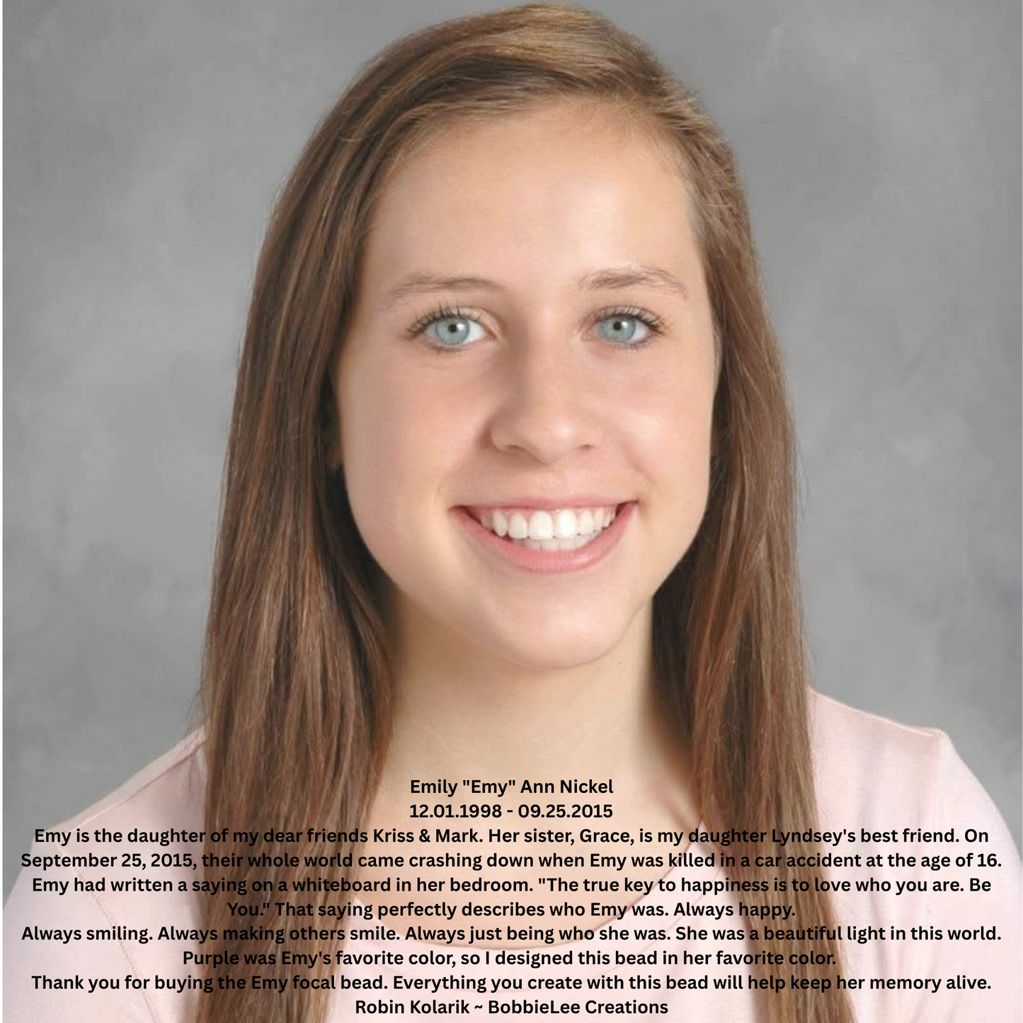 *Exclusive* Emy Focal 💜 Printed Silicone Focal Bead