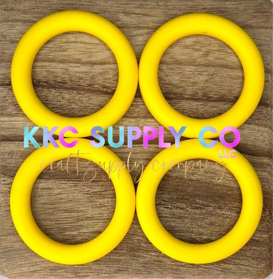 SS47-Yellow 65mm Silicone Ring