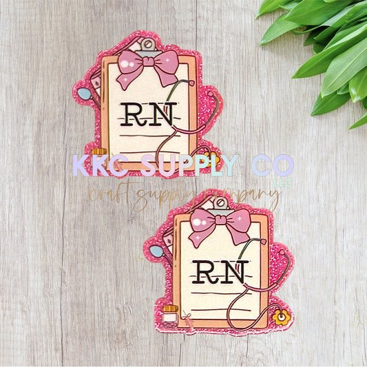 AT323-RN Clipboard-Acrylic Flatback