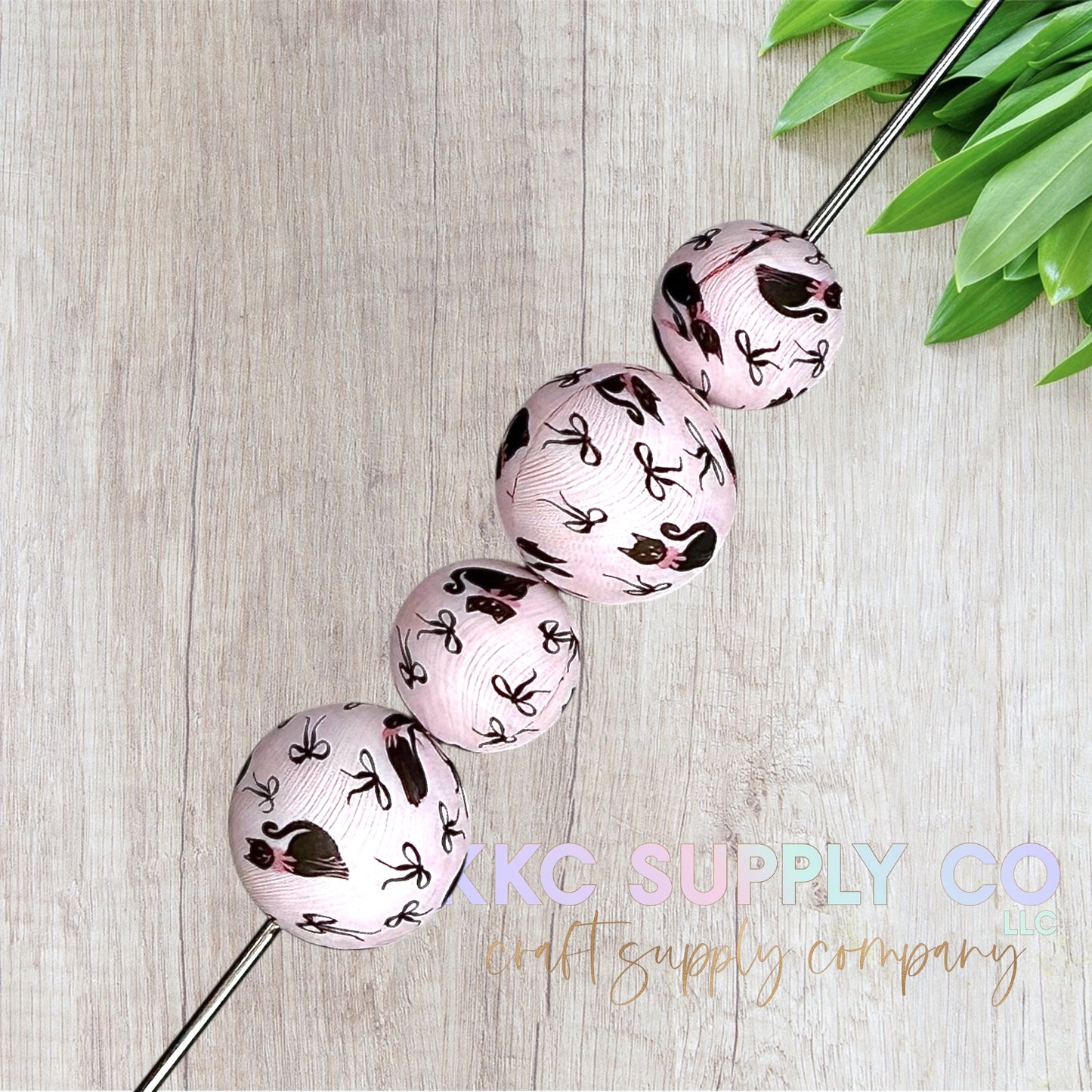 SP242-Bougie Cat Silicone Beads