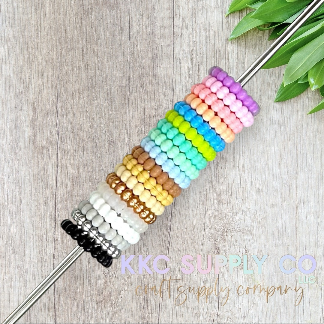 Bubble Edge Silicone Spacer Beads 12mm - New colors added!