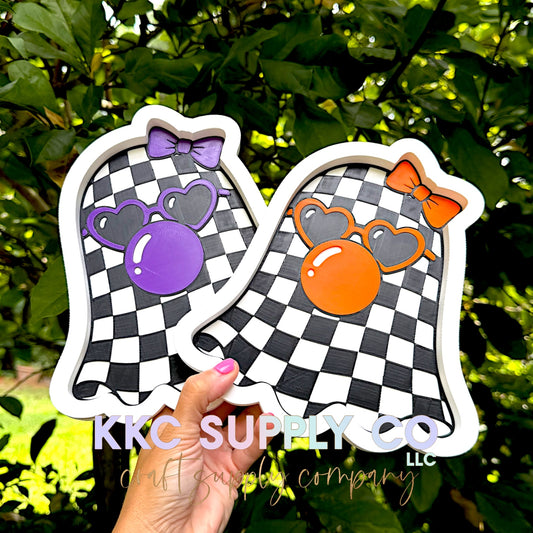 3D Printed Bubble Boo Ghost Bead Tray