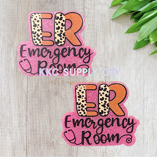 AT51-ER Emergency Room-Acrylic Flatback