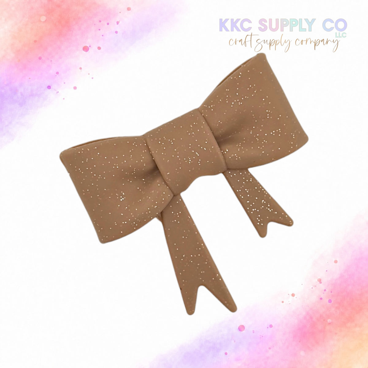 Nude large silicone bow