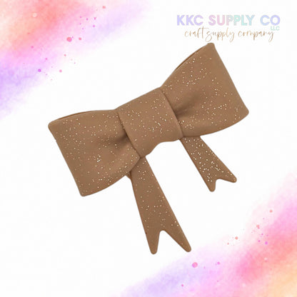 Nude large silicone bow