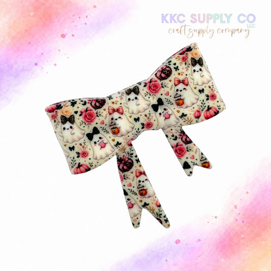 Floral Ghost large silicone bow
