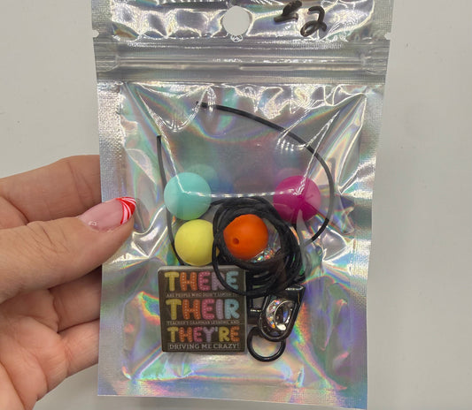 There Their They're Glitter E-Reader Kit