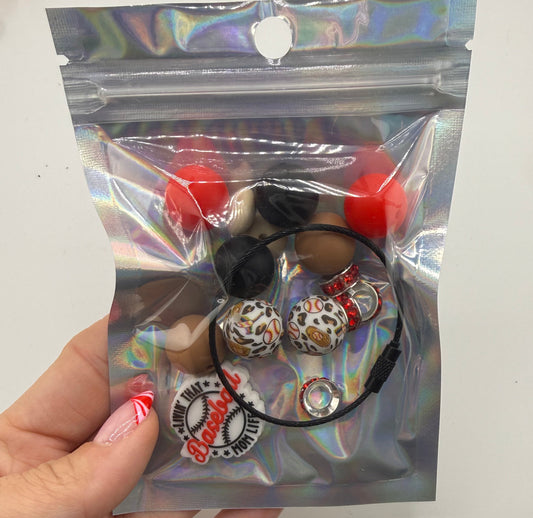 Baseball Mom Life Cup Charm Kit