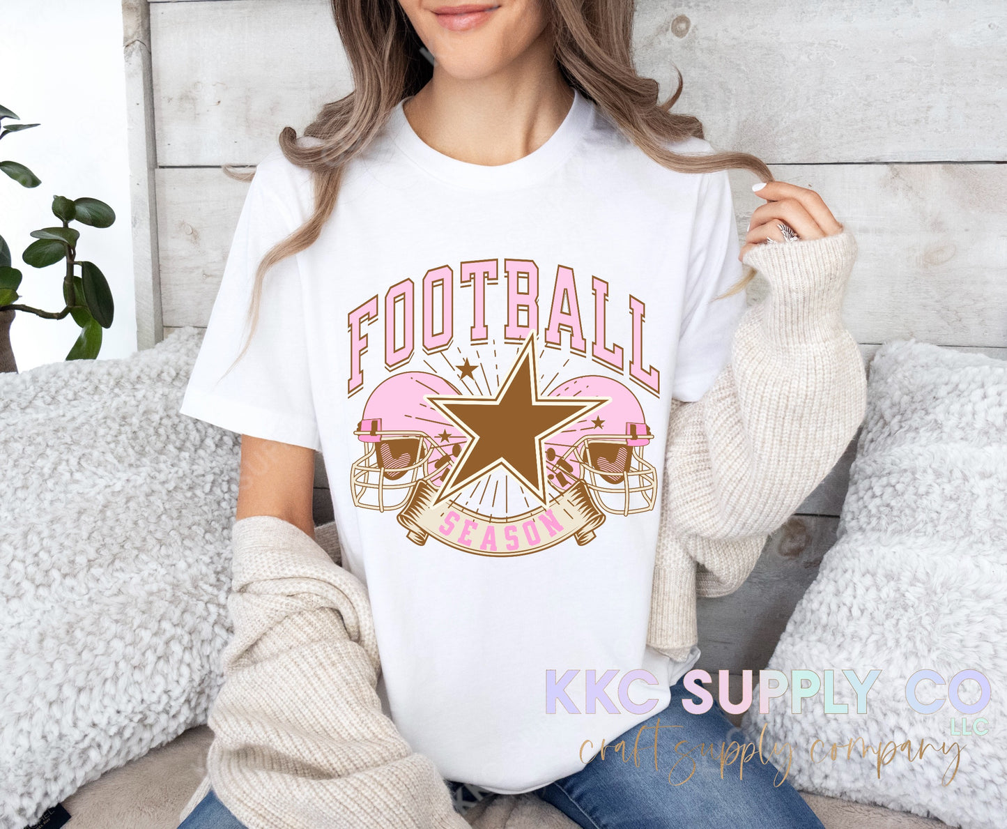 #125-Football Season DTF T-Shirt Transfer