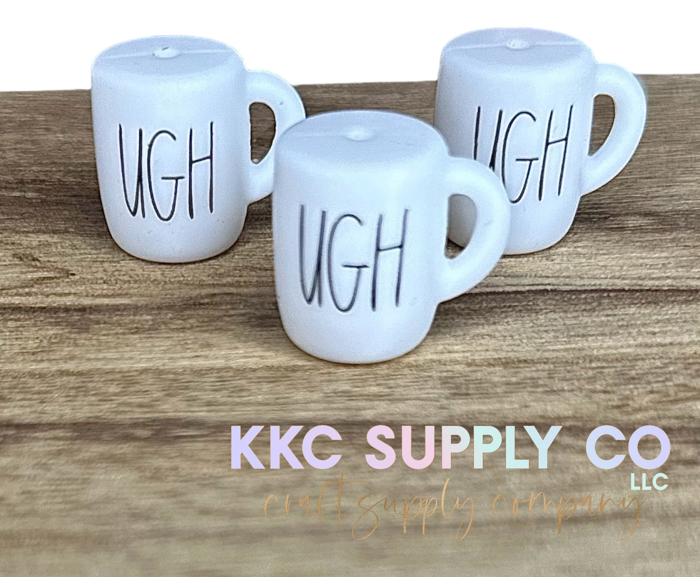 UGH Coffee Cup Silicone Focal Bead