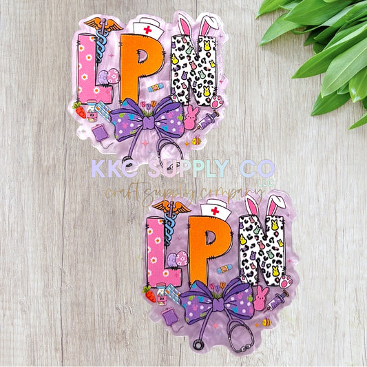 AT604-Easter LPN-Acrylic Flatback