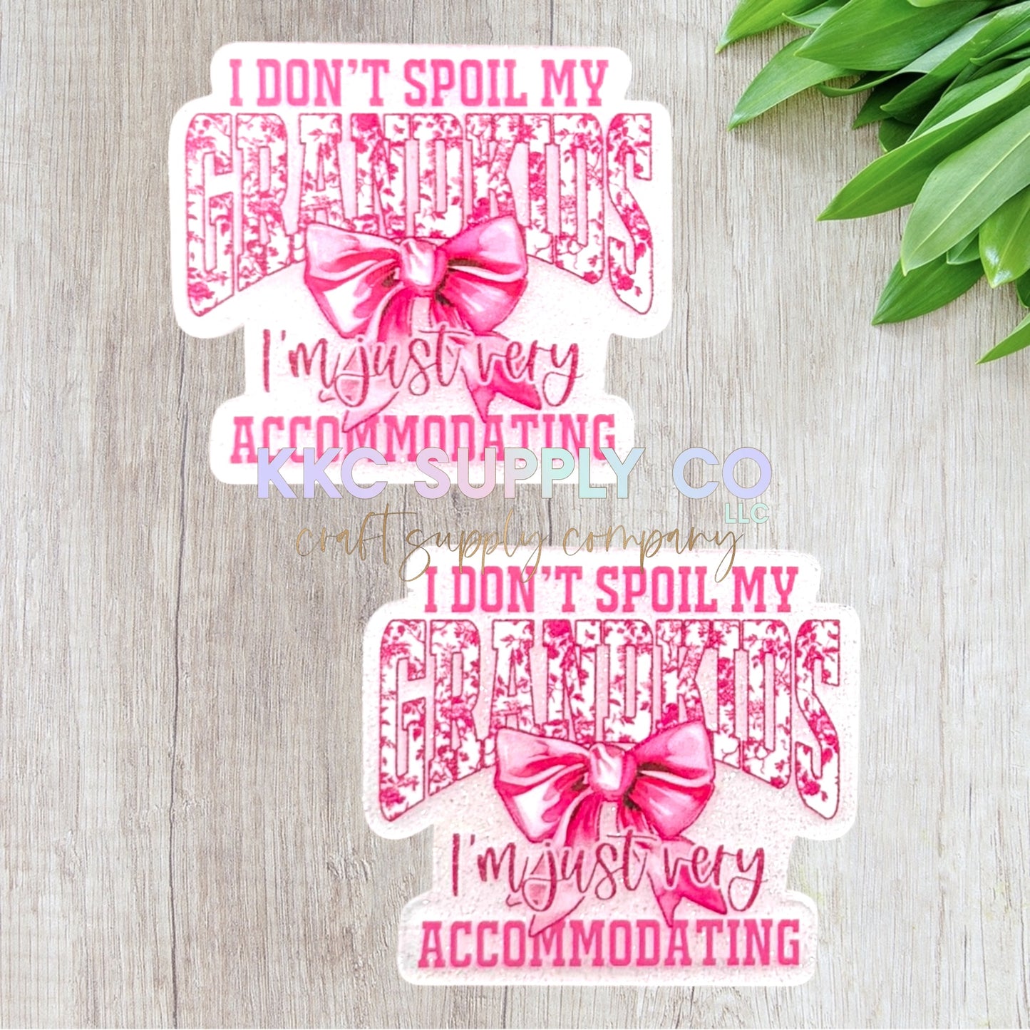 AT601-I Don't Spoil My Grandkids-Acrylic Flatback