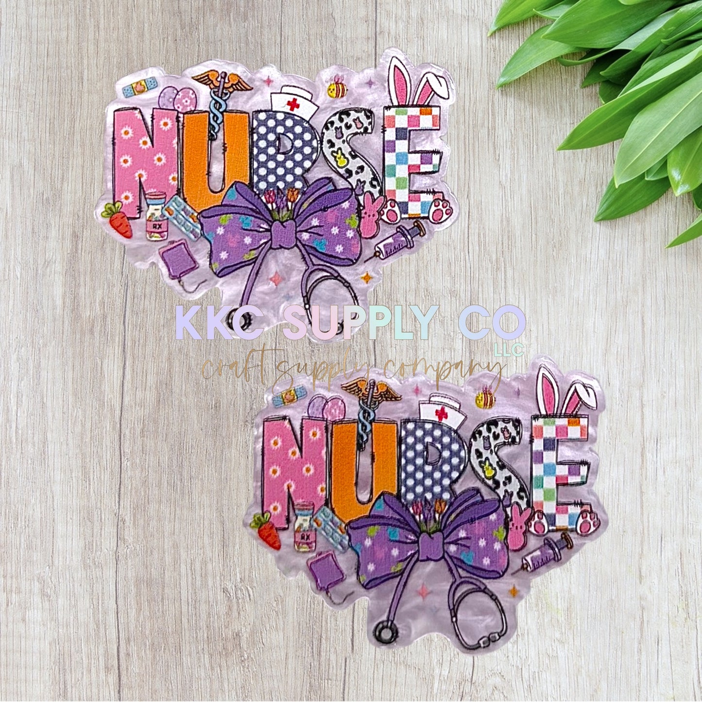 AT611-Easter Nurse-Acrylic Flatback