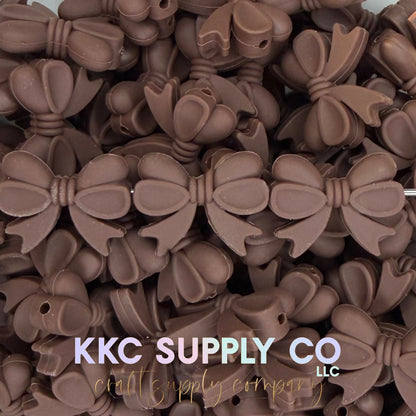 Bows (Horizontal) Silicone Focal Bead-New colors added 3/1/26