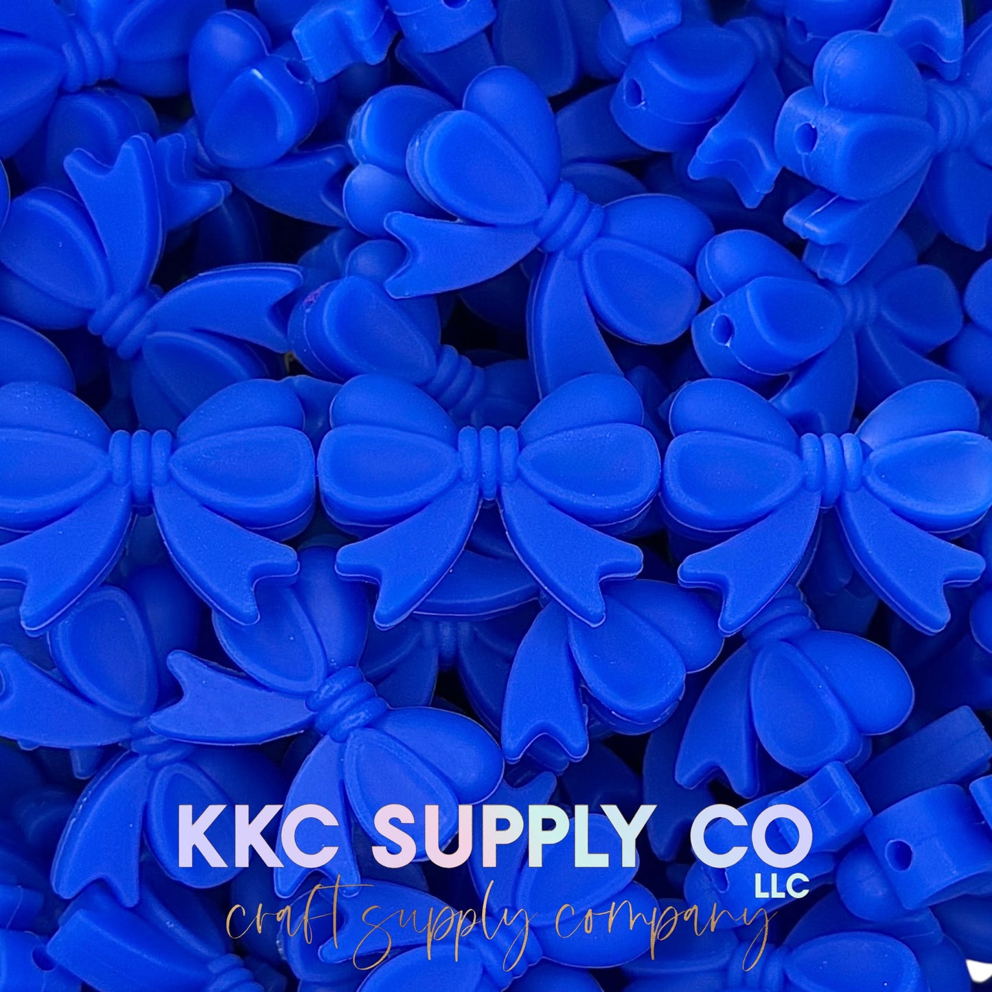 Bows (Horizontal) Silicone Focal Bead-New colors added 3/1/26