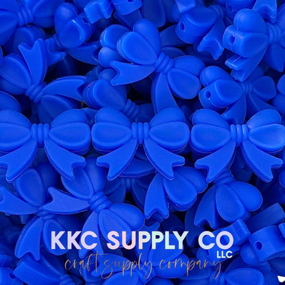 Bows (Horizontal) Silicone Focal Bead-New colors added 3/1/26