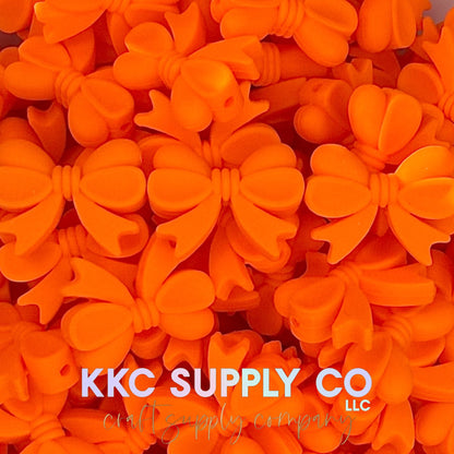 Bows (Horizontal) Silicone Focal Bead-New colors added 3/1/26