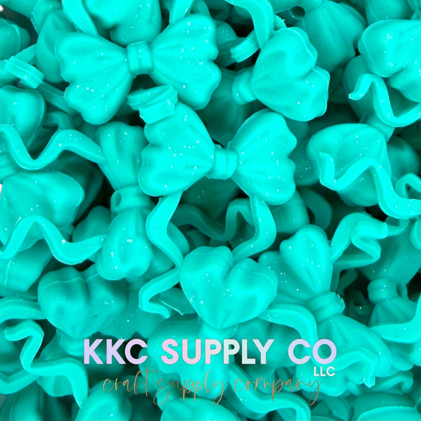 Curly Tail Buddy Bow Silicone Focal Beads