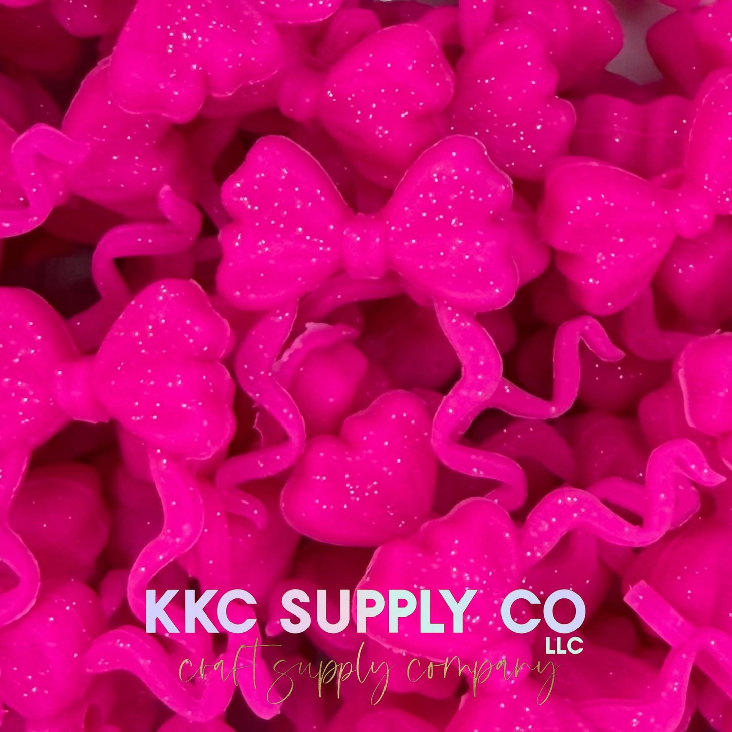 Curly Tail Buddy Bow Silicone Focal Beads