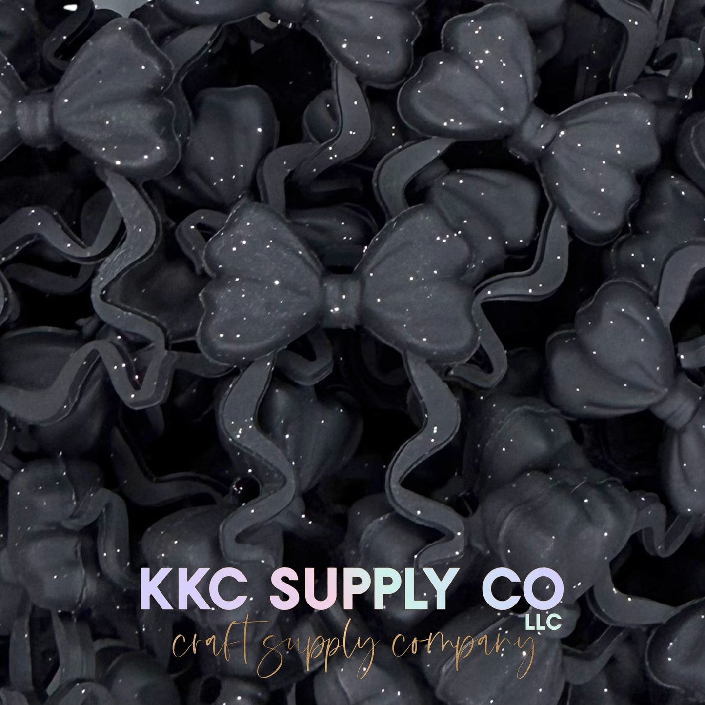 Curly Tail Buddy Bow Silicone Focal Beads