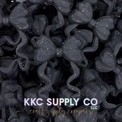 Curly Tail Buddy Bow Silicone Focal Beads