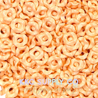 Acrylic Wavy Spacer Beads 12mm Large Hole (10 count)