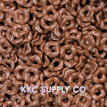 Acrylic Wavy Spacer Beads 12mm Large Hole (10 count)