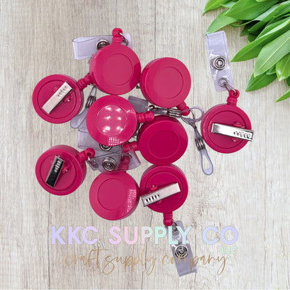 Badge Reel Blanks-New Colors